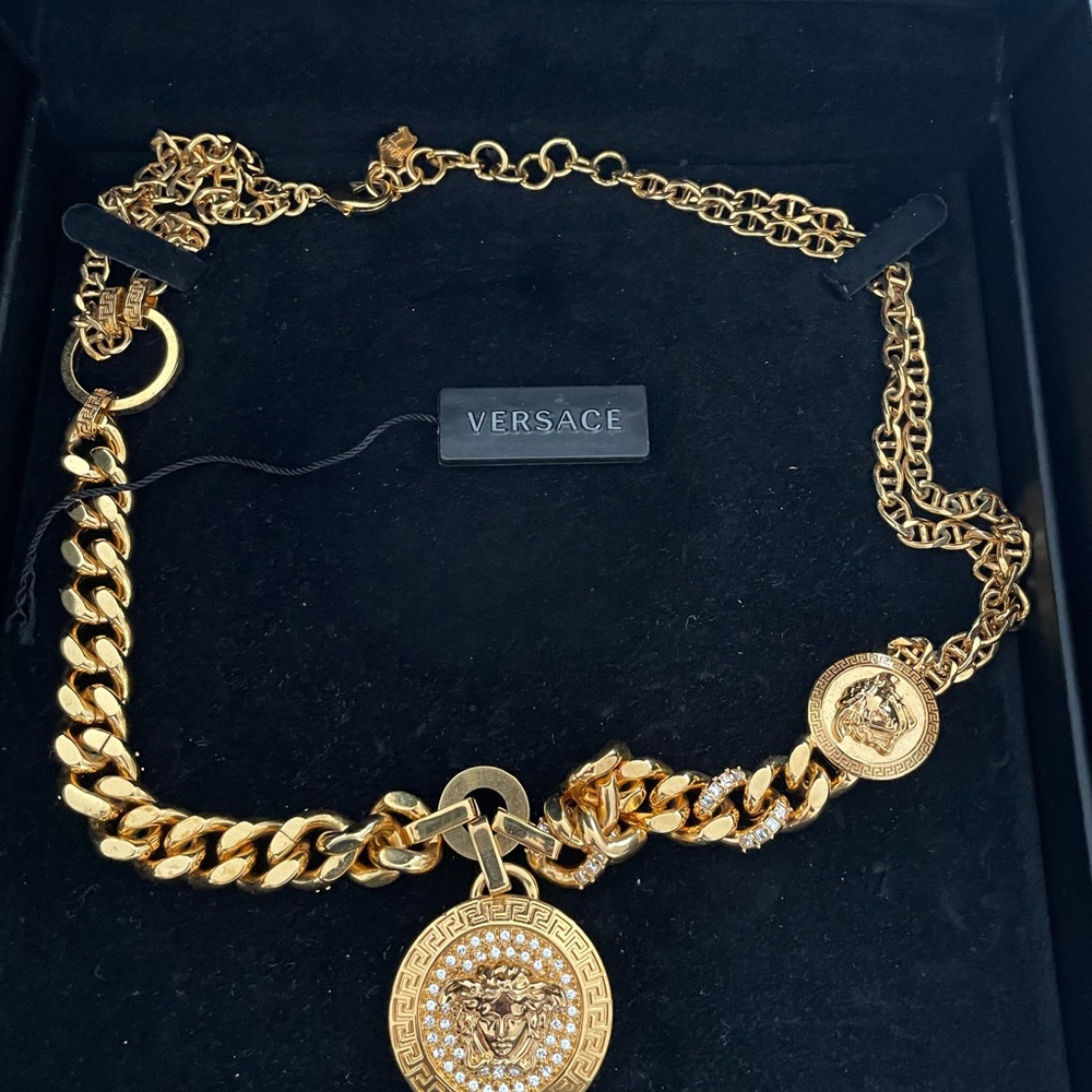 Versace Gold Chain Necklace